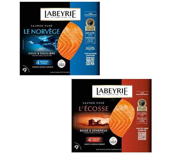 Saumons fumés de LABEYRIE