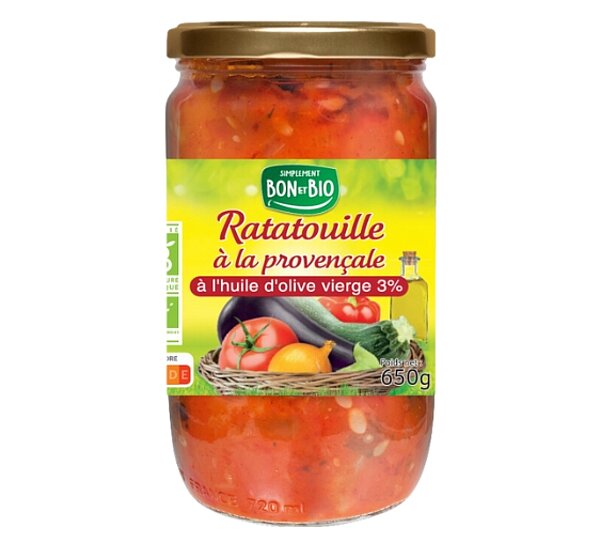 RATATOUILLE À LA PROVENCALE BIO, SIMPLEMENT BON ET BIO de Aldi