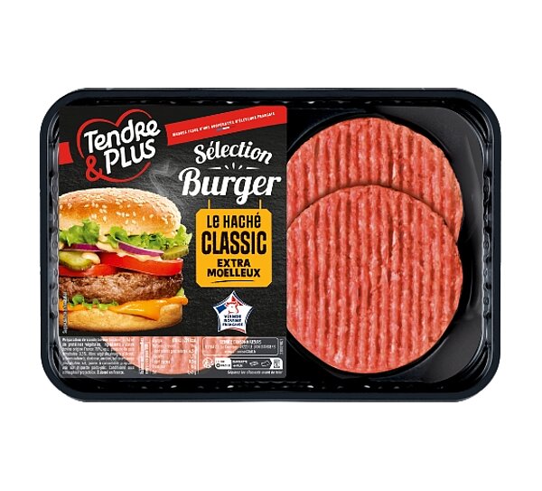 Sélection Burger Le Haché Classic Extra Moelleux 15%MG de TENDRE & PLUS